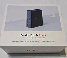 Ivanky Fusion Dock Pro 2 Triple Monitor Docking Station USB C 20 Port Connectivi