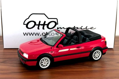 1:18 Otto Mobile VW Golf 3 Cabrio Sport Edition rot OT202 NEU NEW