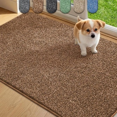 Mibao SoftStep Luxus Schmutzfangmatte 50x80 cm   Waschmaschinenfeste Fußmatte fü