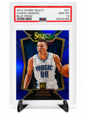 Aaron Gordon 2014-15 Panini Select Blue Prizm RC #91 /249 PSA 10 GEM MINT