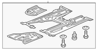 #ad Genuine Honda Under Cover 74110 TR3 A20 $180.93