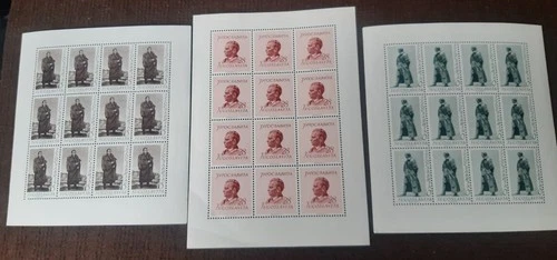 YUGOSLAVIA 1952  COMPLETE  SET IN MINI SHEETS  DICTATOR TITO