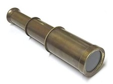 NauticalMart 6 Inch Antique Finish Victorian Marine Telescope - Black