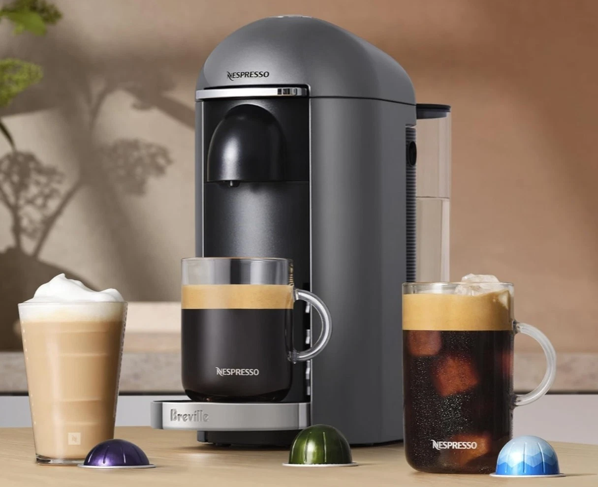 Nespresso Vertuo Plus Deluxe Coffee & Espresso (Without Milk Frother) BNV450TTN
