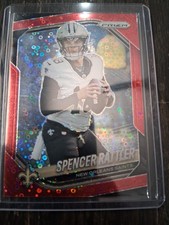 2025 Panini Prizm No Huddle Spencer Rattler RC RED/99