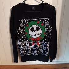 Disney The NIghtmare Before Christmas Holiday Sweater, Kid's Size Large 11-13 