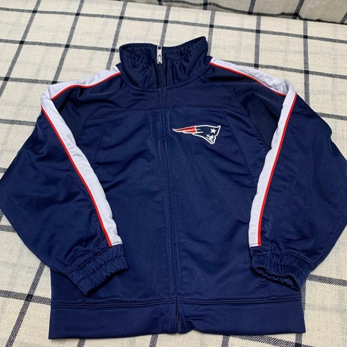 Reebok NFL Patriot's Team Apparel Kids Size 4 Athletic Zip Up Coat Sweatshirt - Picture 1 of 14
