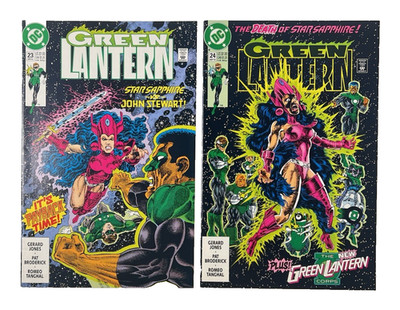 DC GREEN LANTERN #23 & #24 (Star Sapphire vs John Stewart & Lantern Corps)