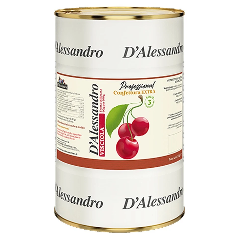 2000002101819 D'ALESSANDRO CONFETTURA EXTRA DI VISCIOLE 100% KG.5
