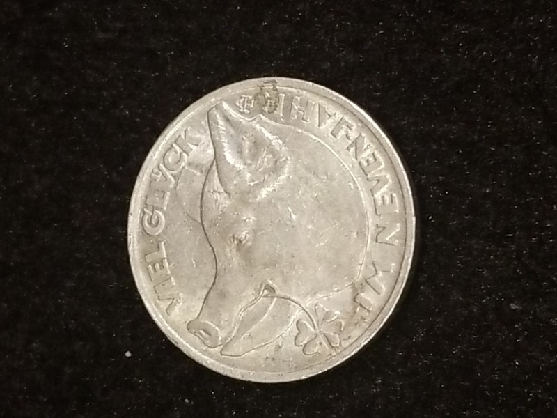 German Token Viel Glück Im Neven Jahr. Prosit Nev Jahr- RARE