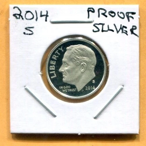 Gem 2014-S Proof Cameo Silver Roosevelt Dime - Free Shipping