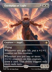 Exemplar of Light (Borderless) #297 Foundations Rare