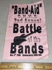 Ever Since Radio Battle Of Bands Rock Show Flyer Ocean City Maryland Snow Hill