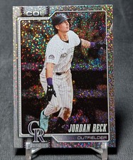 Jordan Beck Confetti Foil 2026 Topps Series 1 Celebration #12 Colorado Rockies