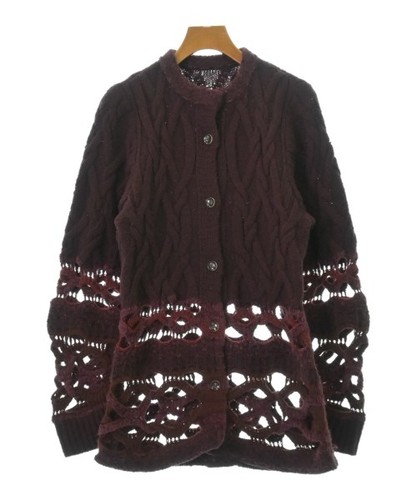Mame Kurogouchi Cardigans Dark RedxRed 1(Approx. S) 2200531145012
