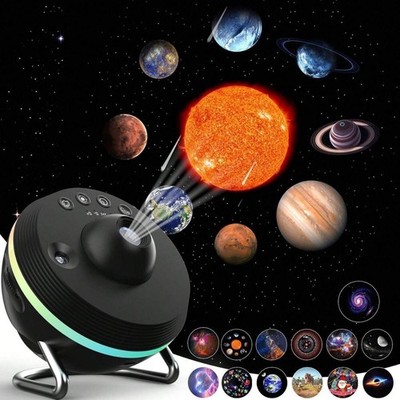 13in1 LED Sternenhimmel Projektor Lampe Galaxy Nebula Starry Erde Nachtlicht DE