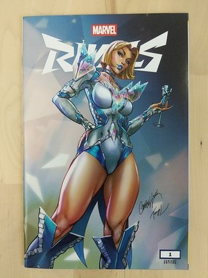 MARVEL RIVALS IGNITE #1 JSC CAMPBELL EMMA FROST VARIANT LTD 2000 | NM+