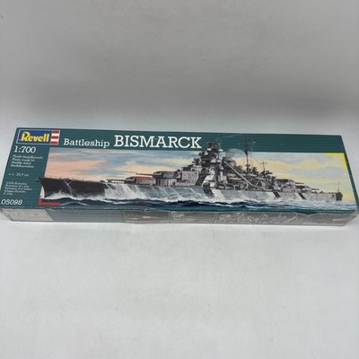 Revell Germany Battleship Bismarck 1:700 Scale Plastic Model Kit #05098 -- NEW