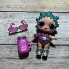 LOL Surprise Doll Glitter Sparkle Cosmic Queen Nova Baby Boots Heart Glasses Cup