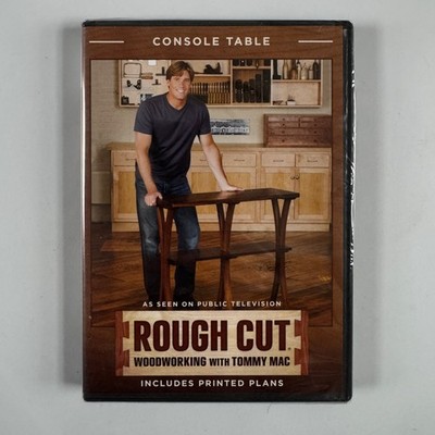 Console Table DVD 2011 Rough Cut Console Table Tommy Mac Plans PBS DIY SEALED
