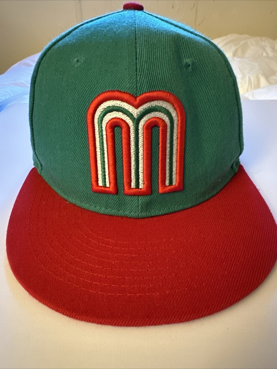 New Era Mexico WBC Green/Red 59Fifty Fitted Hat (Sz 7) new New Era Mexico WBC Green/Red 59Fifty Fitted Hat (Sz 7) new