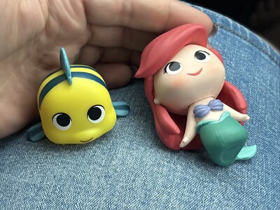 Funko Mystery Mini Disney Ariel & Flounder Vinyl Figures EUC