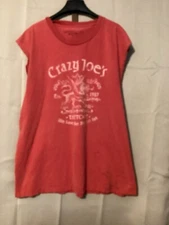 Aeropostale Crazy Joe’s Tattoo Ink Sleeveless T-shirt XL Stains  On Front
