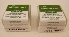 Stampin' Up Gumball Green 132926 CLASSIC STAMPIN' SPOT 4 Stamp Pads Small NEW