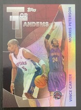 2002-03 Topps Top Tandems Basketball Card #TT8 Vince Carter/Morris Peterson