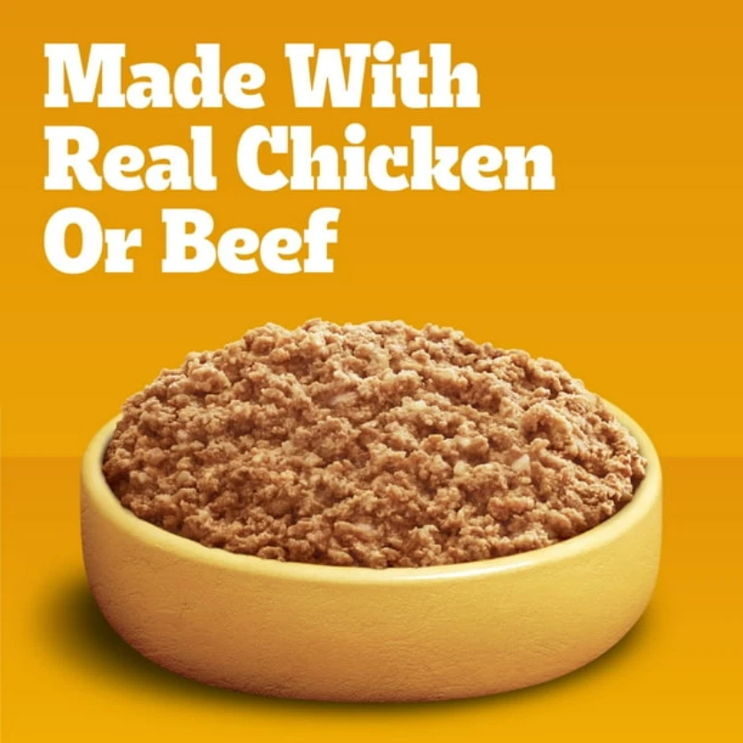 Pedigree Chopped Ground Dinner Chicken & Beef Wet Dog Food, 13.2 Oz Cans 24 Pack - Image 2 of 4