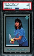 PSA 9 MINT 1991 TUFF STUFF JR. JENNIFER CAPRIATI #23 TENNIS 41415 B194