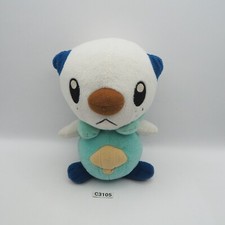 Oshawott C3105 Pokemon Takara Tomy Plush 6" JUNK Stuffed Toy Doll Japan
