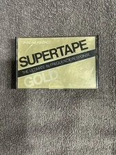 Rare Vintage Realistic Supertape Gold C60 Audio Cassette Recording Tape Used