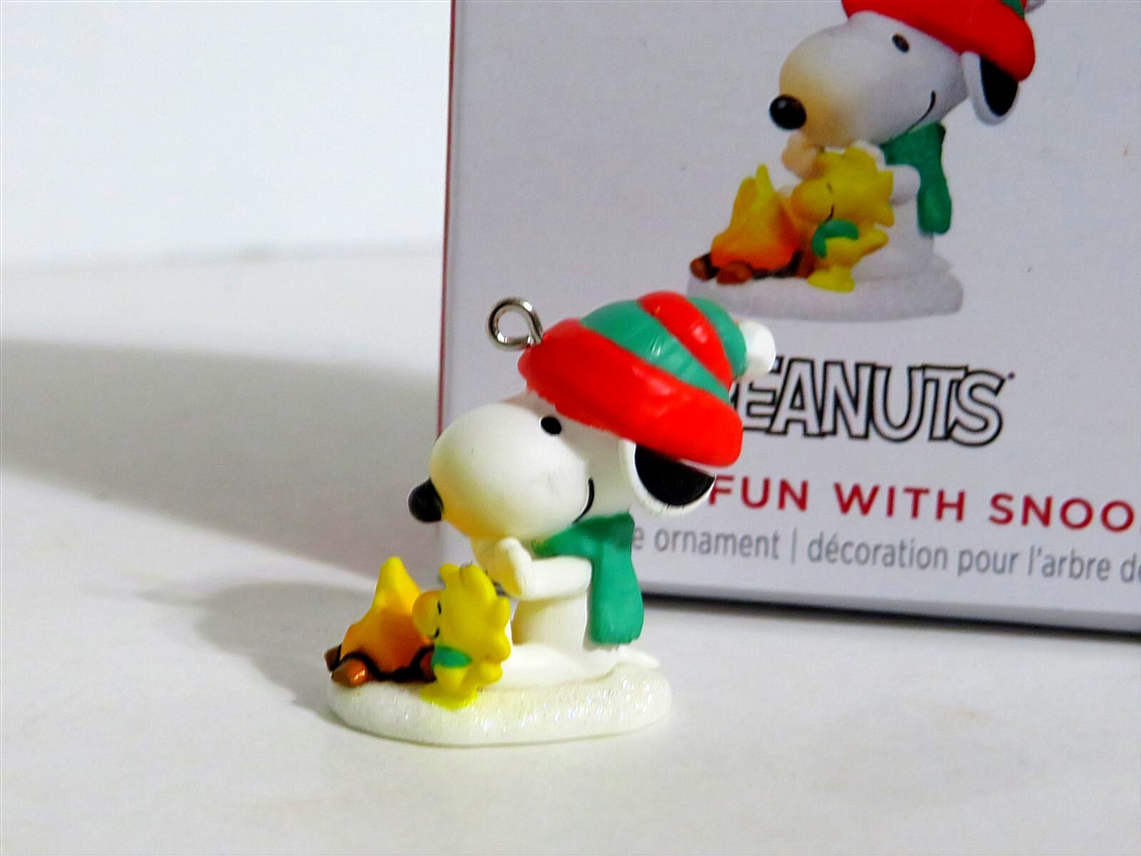 SNOOPY Woodstock Peanuts 2024 Hallmark Keepsake Christmas Mini Ornament