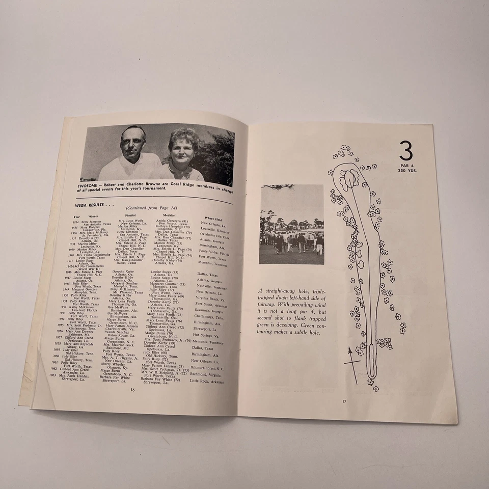 49º Campeonato de la Asociación de Golf del Sur Femenino 1964 Coral Ridge Foto 4 de 4