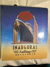 Disney Photo Album Scrapbook Cruise Line Fantasy Inaugural Sailings 10x11