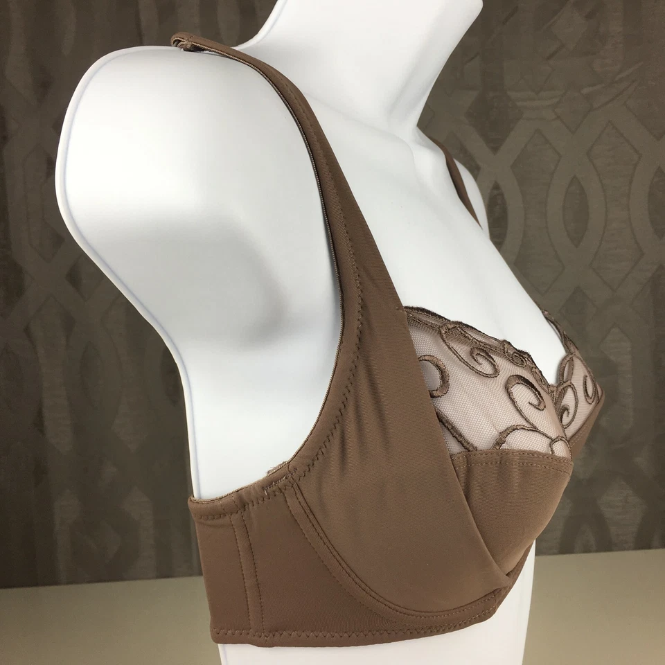 ALEGRO Sexy Lingerie Underwire Bra - Gray Taupe 9035 - Sizes 30-40 - Image 4 of 4