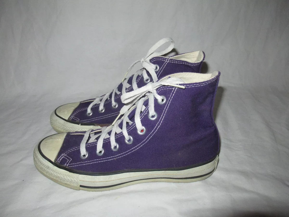 Purple converse size best sale 6