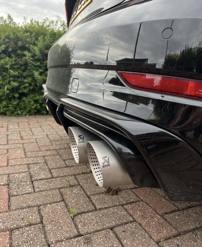 2 X 4" EDELSTAHL 304 SANDGESTRAHLT AKRAPOVIC AUSPUFF SPITZEN UNIVERSAL - Bild 5 von 11