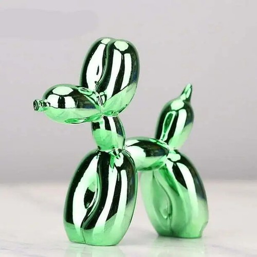 Electroplated Resin Dog Crafts Nordic Balloon Dog Ornament Puppy Sculpture Home - Picture 13 of 18