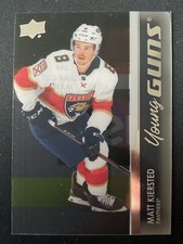 Matt Kiersted 2021-22 Upper Deck Series 1 Young Guns Clear Cut SP RC #244