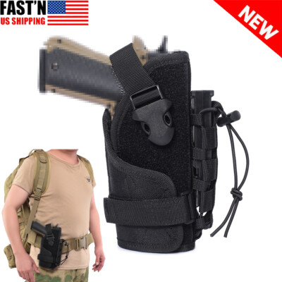 Military Army Tactical Molle Belt Right Handed Pistol Gun Holster