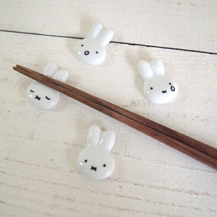 Kanesho Miffy Chopstick rest Face series Pottery Porcelain size 3