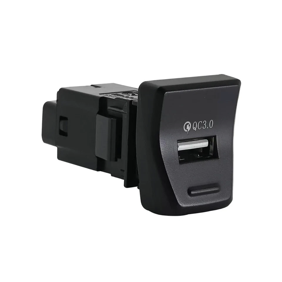 Adaptador USB QC 3.0 Cargador Hub Consola Central LED Adaptador USB 2020-2022 para Toyota RAV4 2020-2022 Foto 4 de 4