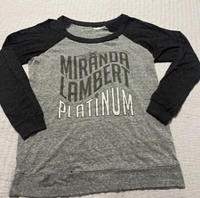 Miranda Lambert Platinum Distressed Concert Tee Small