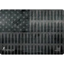 Flag Bullet Pro Mat Handgun Gun Cleaning Mat Cerus Gear Black 