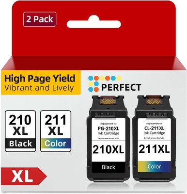 PG-210XL CL-211XL Ink Cartridge for Canon 210 211 PIXMA MX320 330 340 ...