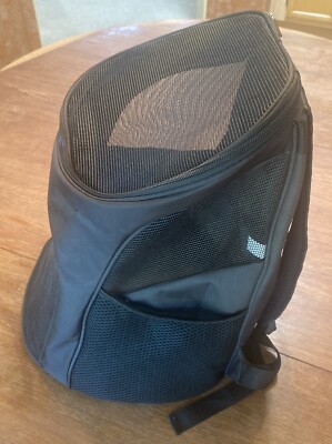 Large Basic Backpack Pet Carrier - Barely Used! Breathable! Carry on your back!