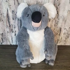 IKEA Plush Koala Bear Sotast Stuffed Animal Soft Gray Stitched Eyes 12" Outback