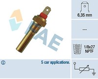 FAE 31640 Sensor, KüHlmitteltemperatur For Ford